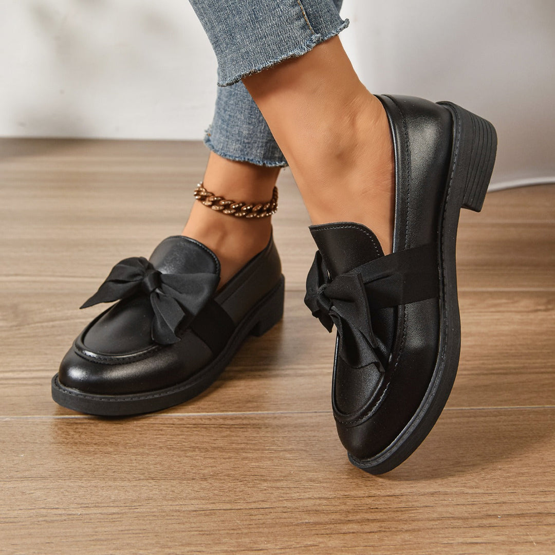Alice | Orthopedic Bow Loafers