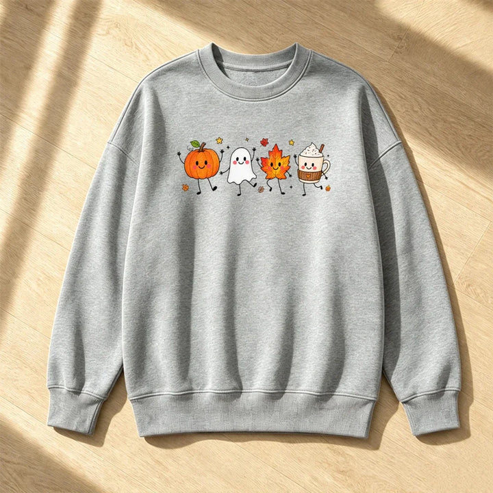 Men's Funny Halloween Dancing Pumpkin Sweatshirt