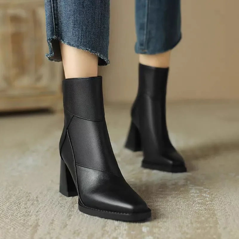 Adeline Leather Boots