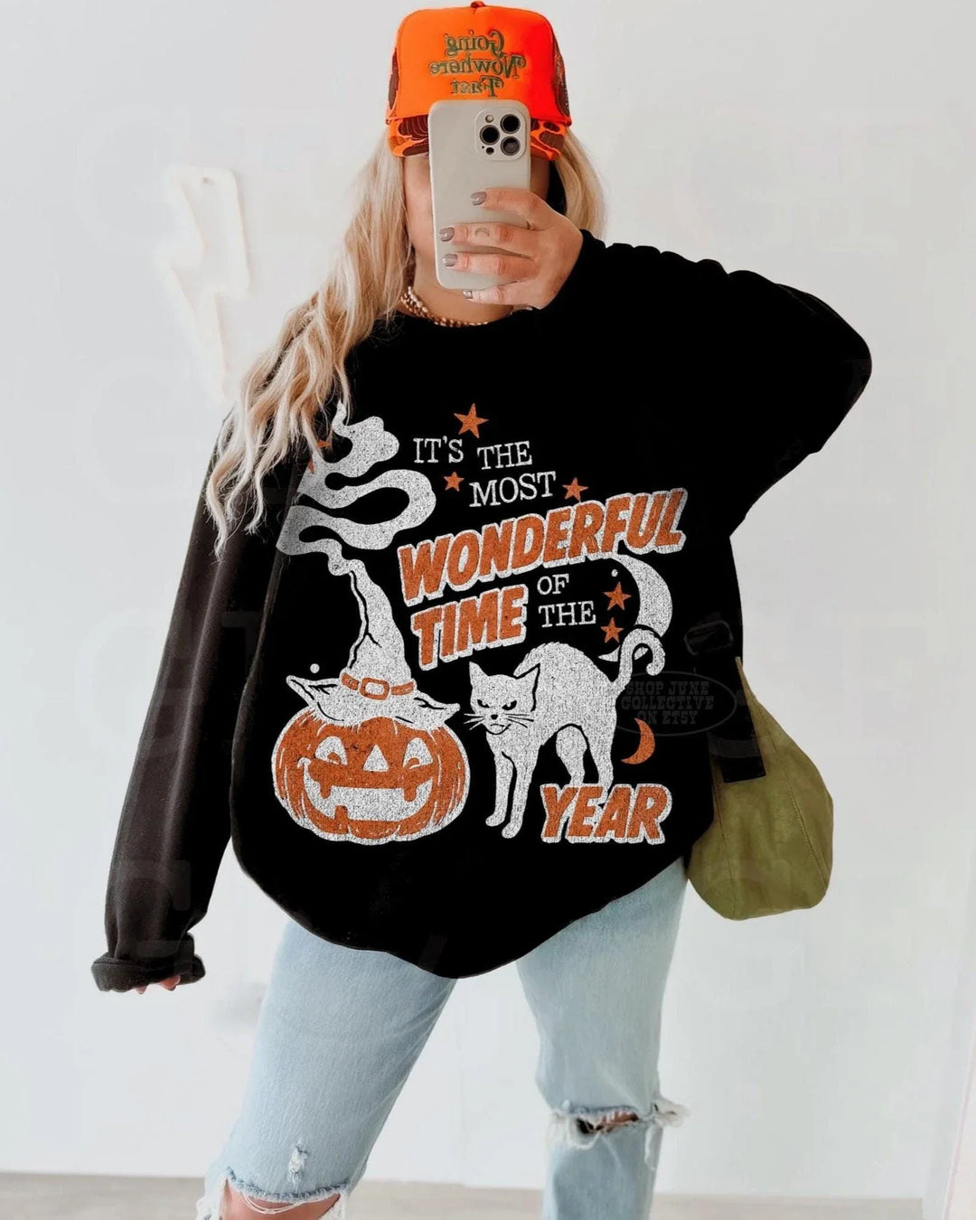 Pumpkin Halloween Unisex Crewneck Sweatshirt