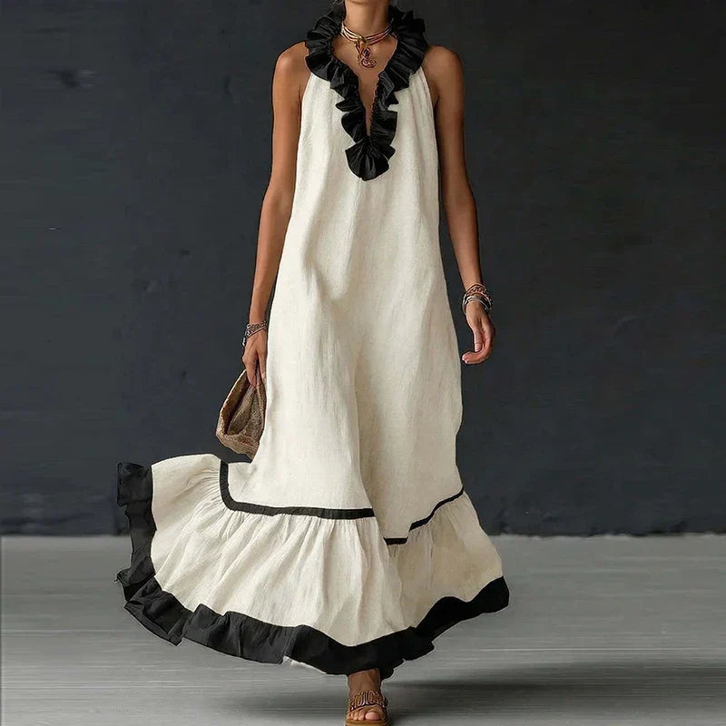 Jade | Women's Sleeveless Ruffle Dress