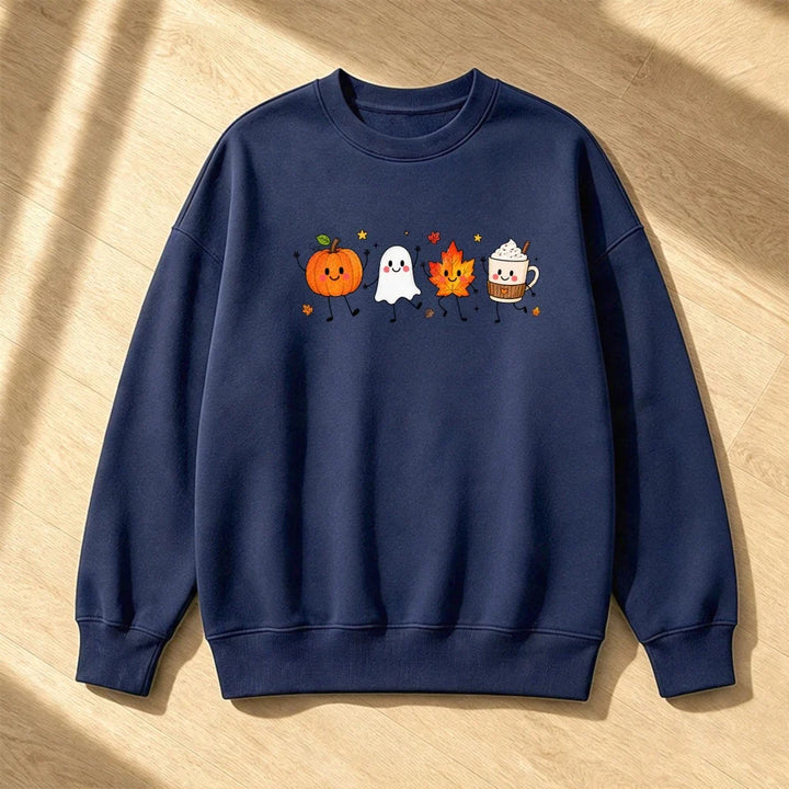 Men's Funny Halloween Dancing Pumpkin Sweatshirt