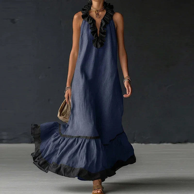 Jade | Women's Sleeveless Ruffle Dress