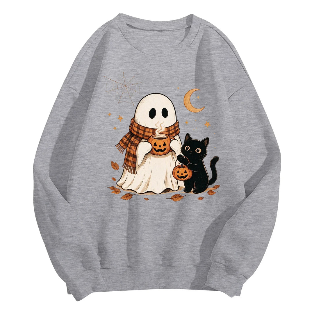 Women's Halloween Graphic Crewneck Sweatshirt