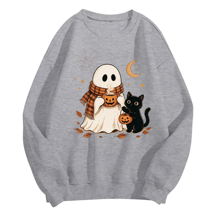 Women's Halloween Graphic Crewneck Sweatshirt