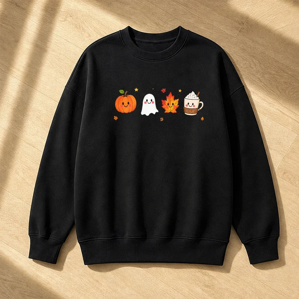 Men's Funny Halloween Dancing Pumpkin Sweatshirt