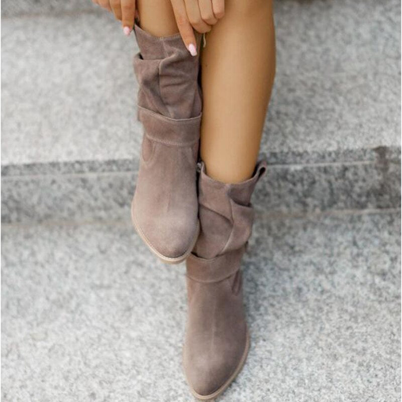 Slouched Ankle Boots for Women – Modern Style & Comfort Design