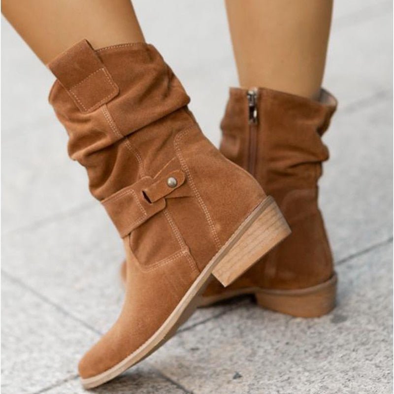 Slouched Ankle Boots for Women – Modern Style & Comfort Design