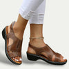 Women's Sandals - Comfortable Cushioned Low-Heel Design