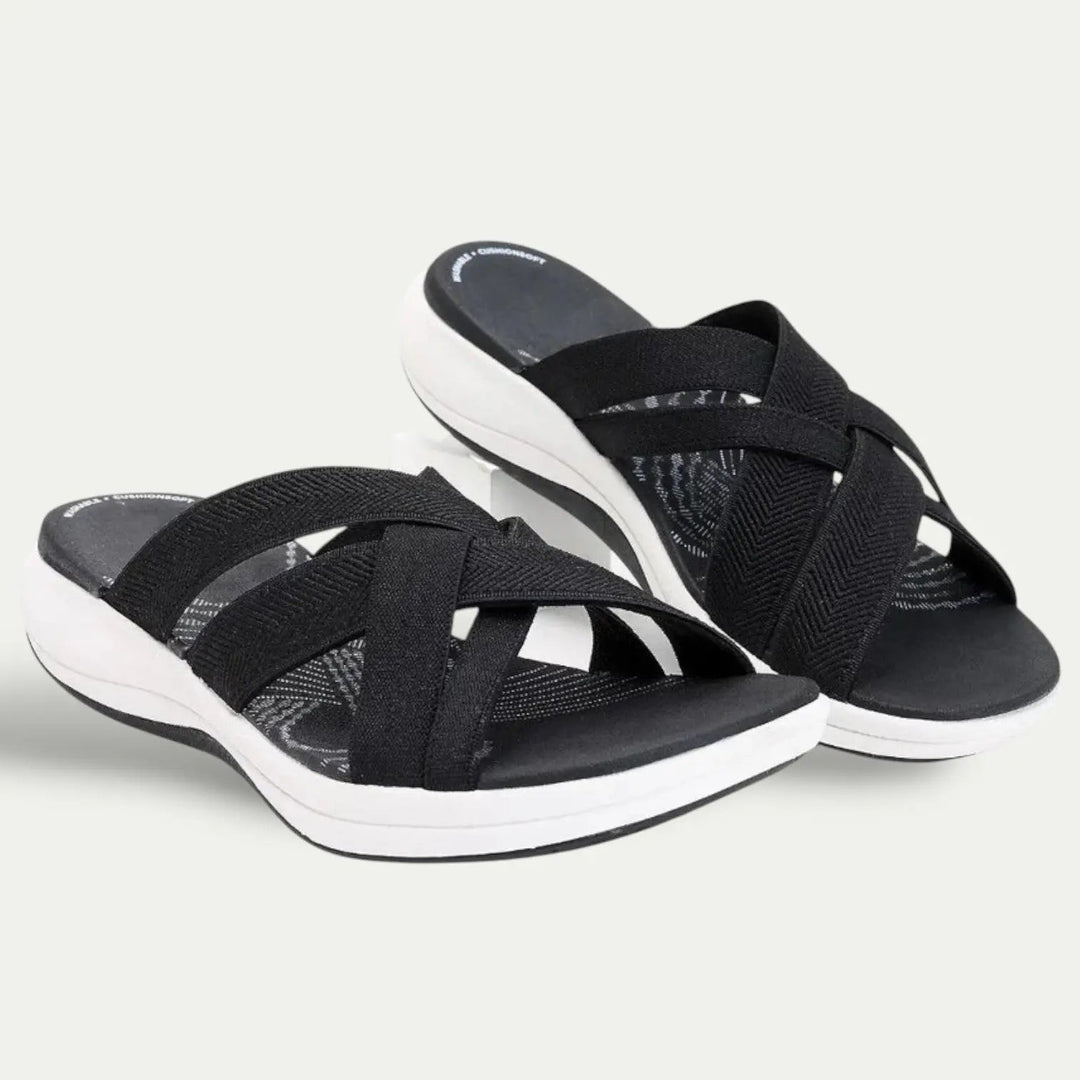 Womens Breathable  Sandals Open Toe PU