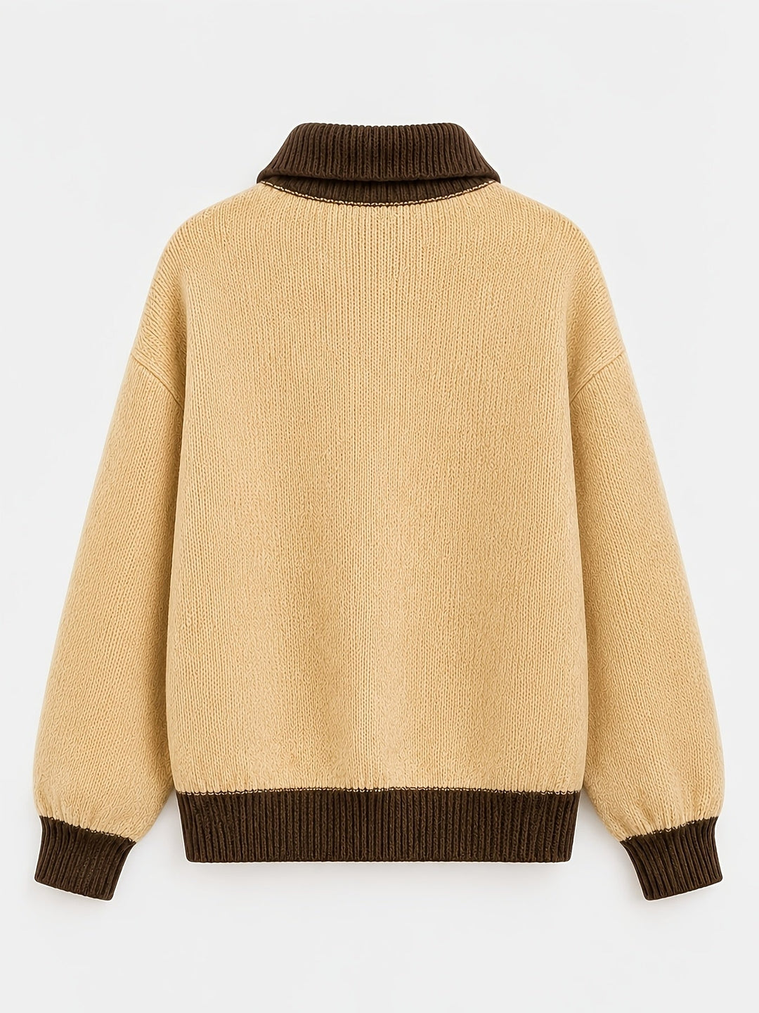 Freya | Women's Quarter-Zip Sweater | Balloon Sleeve