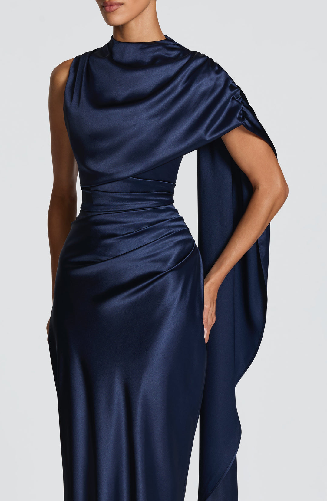 Bianca | Women's Satin Corset Maxi Dress