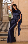 Bianca | Women's Satin Corset Maxi Dress