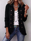 Camila | Black Ruffled Knit Jacket