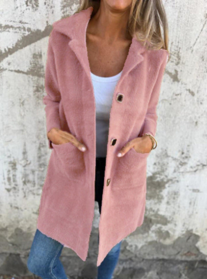 Thalia™ | Elegant Wool Blend Coat