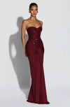 Elspeth | Women's Embellished Corset Gala Dress | Strapless Maxi
