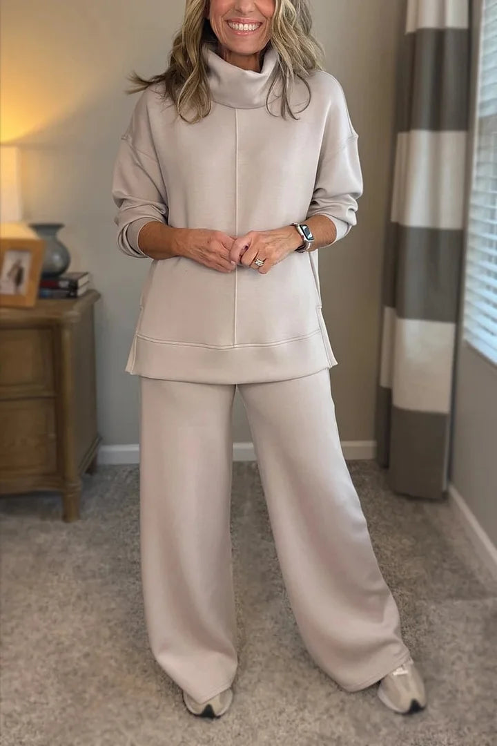 Colleen™ | Casual Turtle-neck 2 Piece