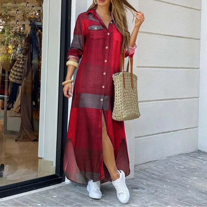 ALEXA | EFFORTLESS LONG SLEEVE MIDI DRESS