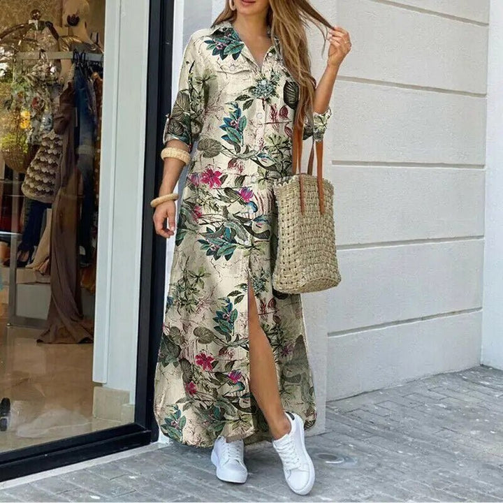 ALEXA | EFFORTLESS LONG SLEEVE MIDI DRESS
