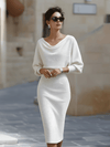 AILANY | WOMEN'S SUMMER DRAPED MIDI DRESS