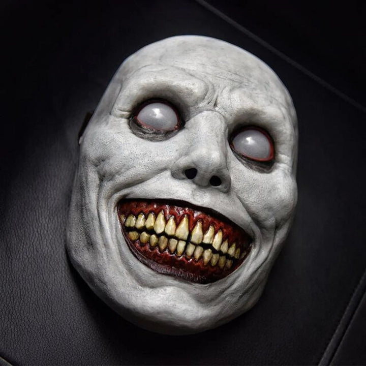 Scary Demon & Sharp Teeth Latex Halloween Mask for Costumes & Parties