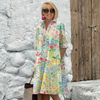 NATALIE | LUXURY FLORAL MIDI DRESS FOR EFFORTLESS STYLE