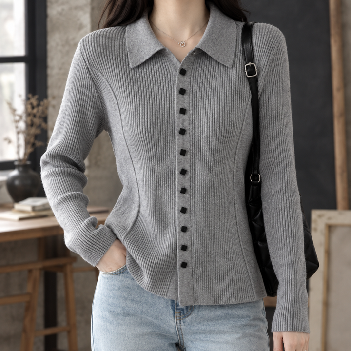 Fiona-Grace Ribbed Cardigan