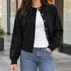 Pomeline-Eve Round Neck Cardigan