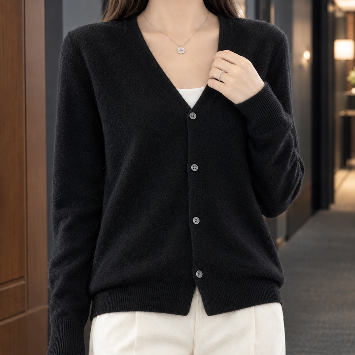 Zelie-Faye V-Neck Cardigan