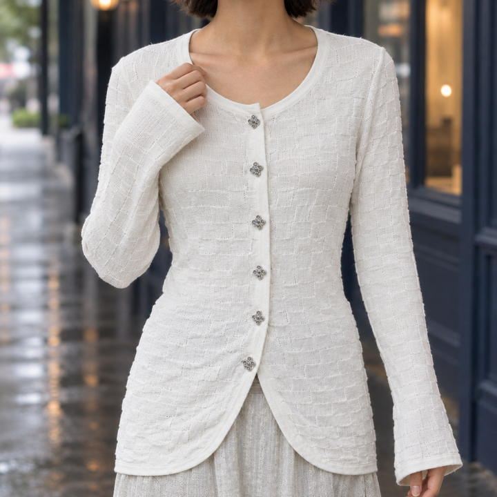 Ludovica-Elise Textured Cardigan