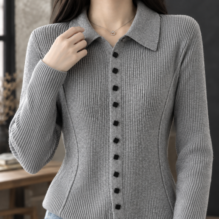 Fiona-Grace Ribbed Cardigan