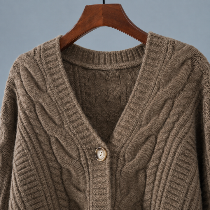 Morwenna-Skye Cable Cardigan