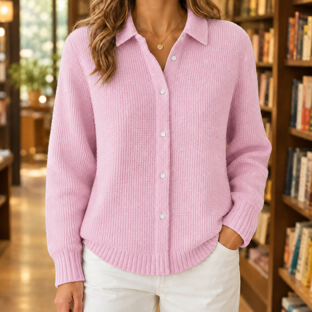 Sabina-Skye Collared Sweater