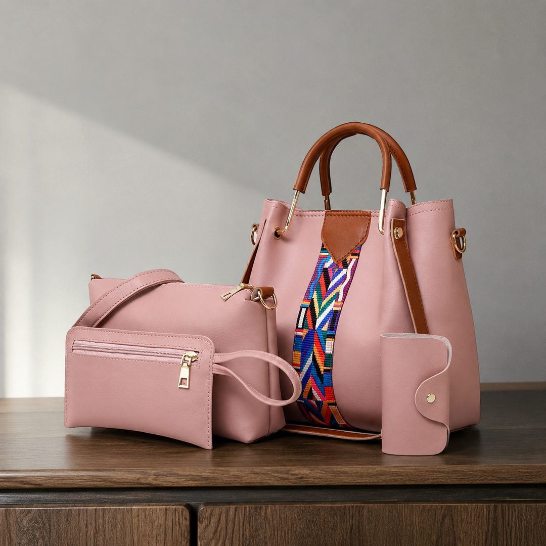 Arcuri Geo Handbag Set