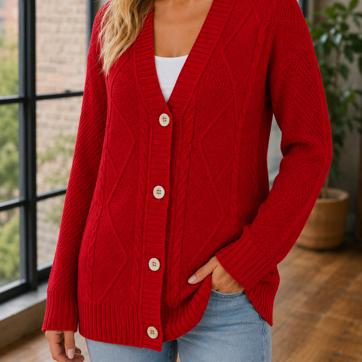 Evelina-Rae Cable Knit Sweater