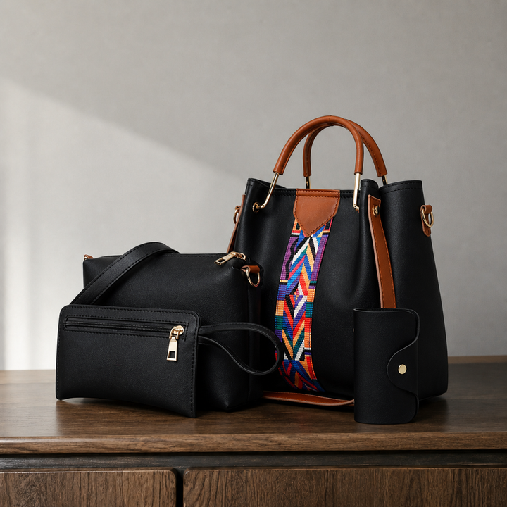 Arcuri Geo Handbag Set