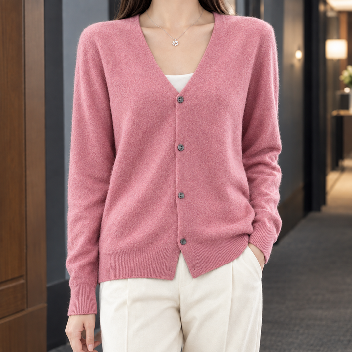 Zelie-Faye V-Neck Cardigan