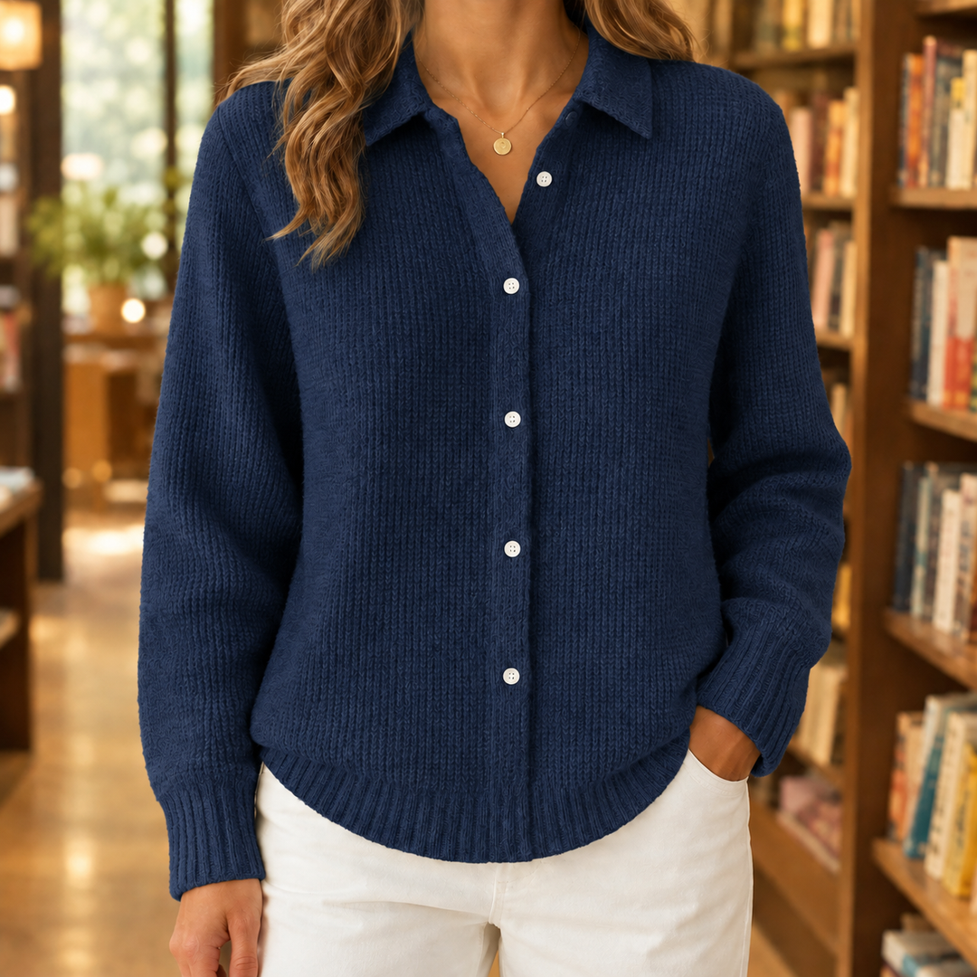 Sabina-Skye Collared Sweater