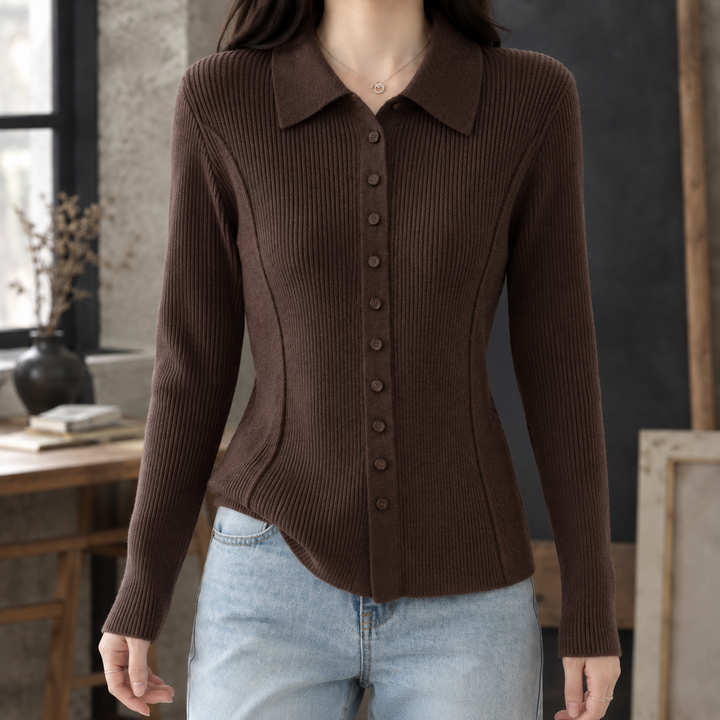 Fiona-Grace Ribbed Cardigan