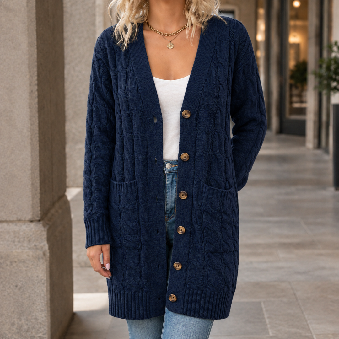 Keira Cable Knit Cardigan