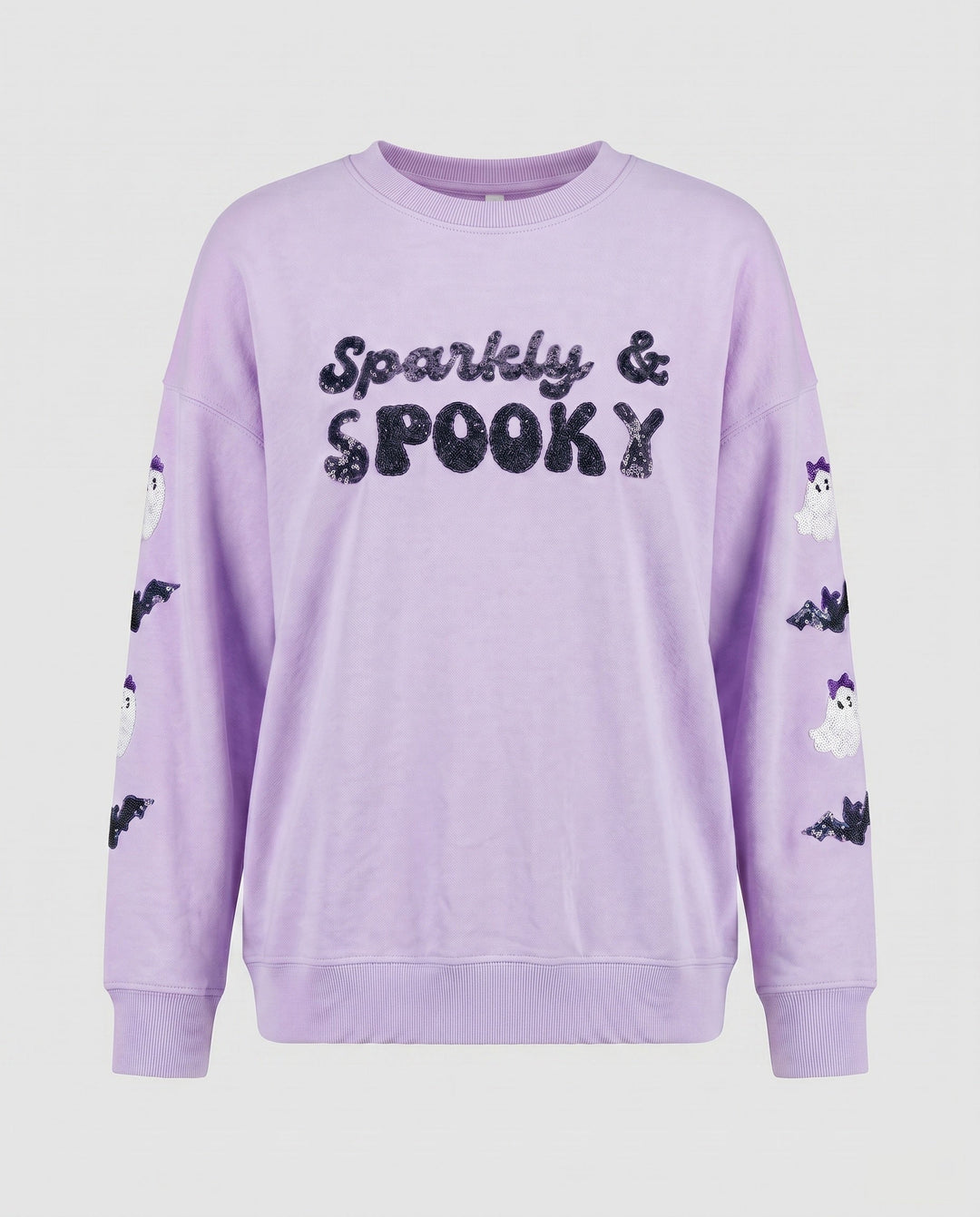 Women's Halloween Sweatshirt Printed Graphic Crew Neck