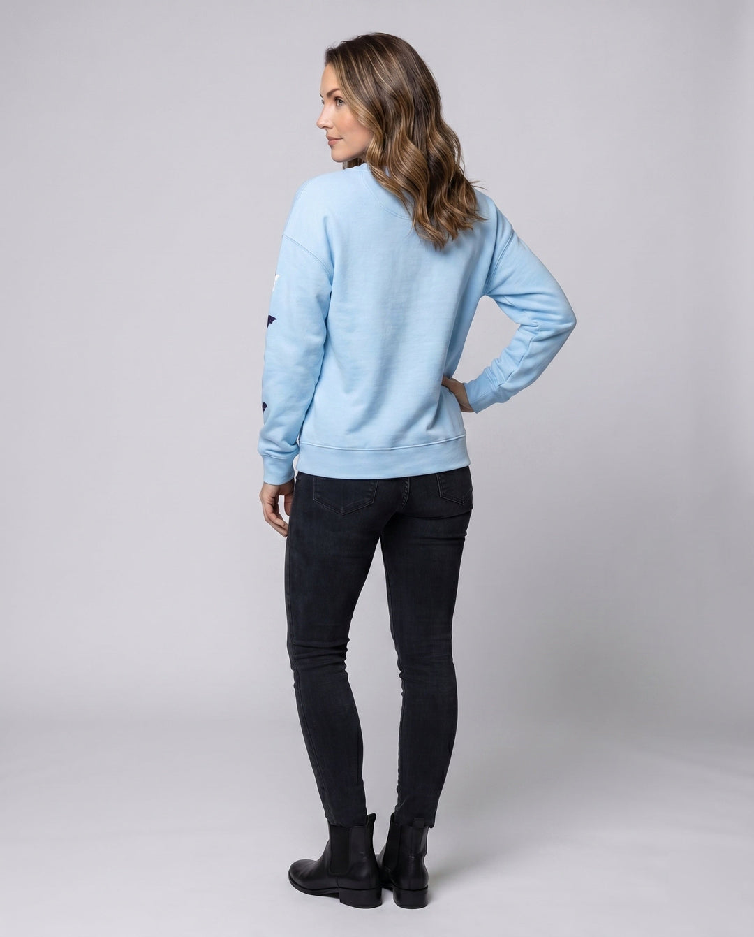 Women's Halloween Sweatshirt Printed Graphic Crew Neck