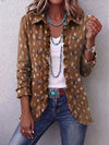 Nicolasa | Animal Print Jacket with Ruffles