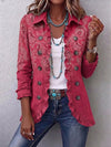 Adoration | Pink Cashmere Jacket with Ruffles