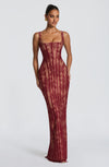 Celeste | Women's Elegant Square Neck Maxi Dress