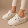 Mabel | Women's Fleece-Lined Clogs | Buckle Strap